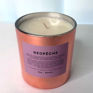 Neopeche “Boy Smell” Coconut & Beeswax Candle New (NIB)